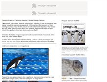 Tablet Screenshot of penguinscience.com